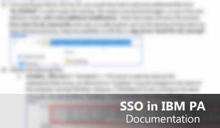 Doc: SSO in IBM PA
